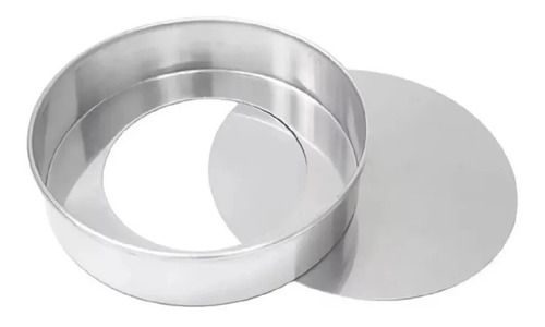 Forma para Torta Alta Redonda 15x7cm Alum...
