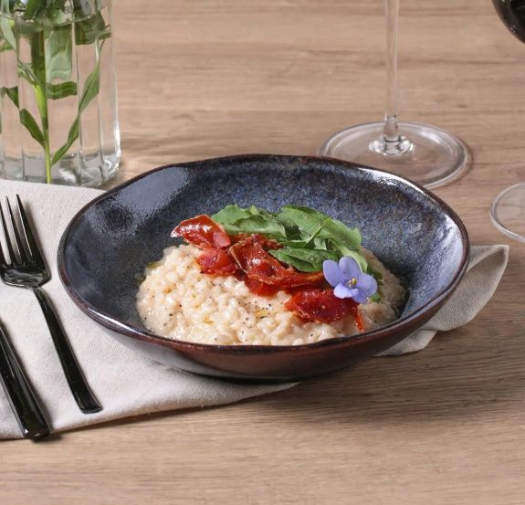 Prato Fundo Porcelana Bio Titanium 22cm P... Prato Fundo Porcelana Bio Titanium 22cm P...