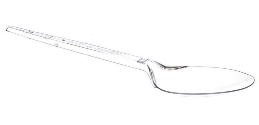 Colher Descartavel Refeicao Cristal Pct 50