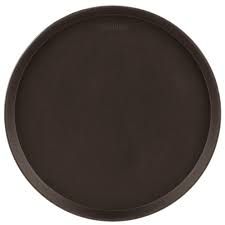 Bandeja Antiderrapante 40cm Marrom CBO_16... Bandeja Antiderrapante 40cm Marrom CBO_16...