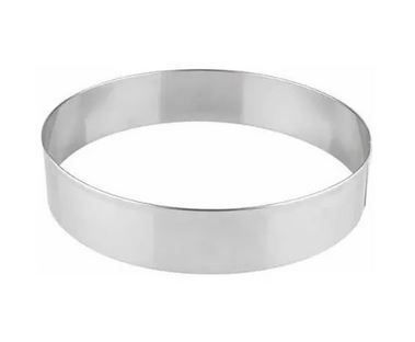Aro Cortador Redondo Inox 15x5cm Doupan R... Aro Cortador Redondo Inox 15x5cm Doupan R...