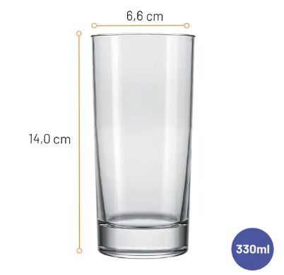 Copo Long Drink Brooklyn 330ml Caixa com ... Copo Long Drink Brooklyn 330ml Caixa com ...