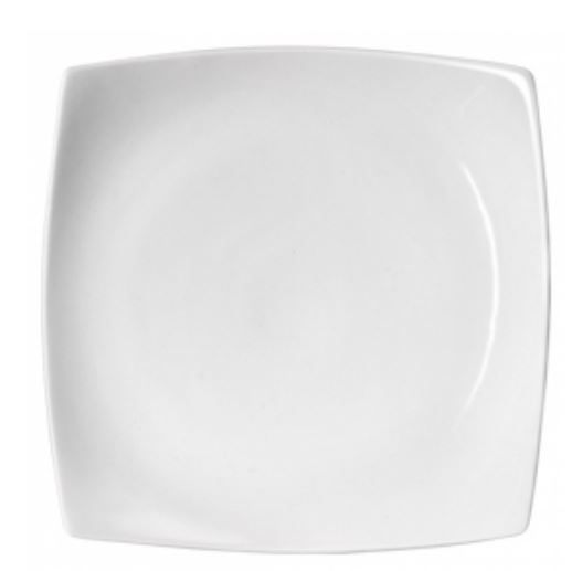 Prato Sobremesa Porcelana Square Quad 20c... Prato Sobremesa Porcelana Square Quad 20c...