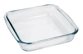 Assadeira de Vidro Quad 25x22,5x5cm Nadir...