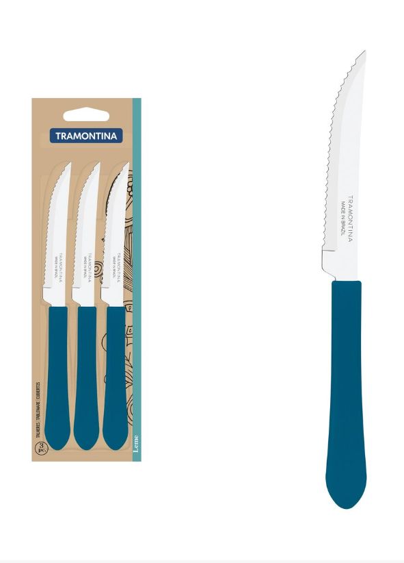Faca para Churrasco Tramontina Leme Aço I... Faca para Churrasco Tramontina Leme Aço I...