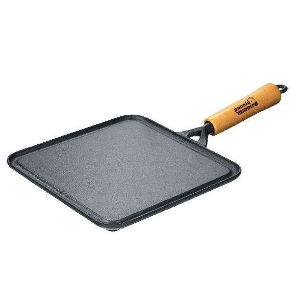 Chapa Bifeteira Lisa Quadrada com Cabo 24...