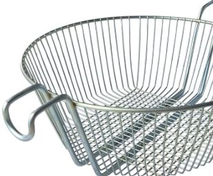 Cesta para Fritura em Arame Cônica 34,5cm... Cesta para Fritura em Arame Cônica 34,5cm...