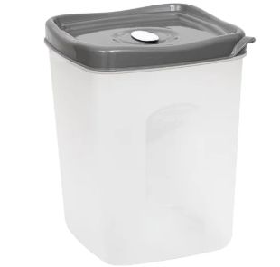 Pote Plástico Quad Alto 1,3L Plasvale Ref... Pote Plástico Quad Alto 1,3L Plasvale Ref...