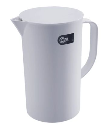 Jarra Plástica Cozy 2 Litros Branca com C... Jarra Plástica Cozy 2 Litros Branca com C...