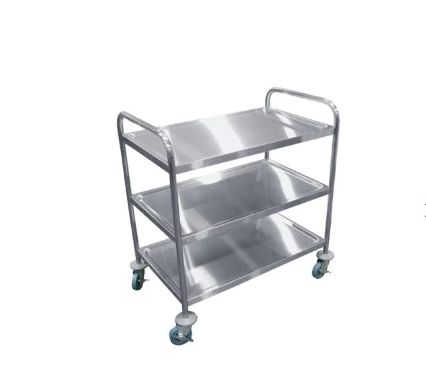 Carro Inox 3 Níveis 95x50x95cm DHM_ZNX9116