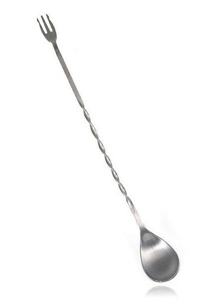 Colher Bailarina com Garfo na Ponta em In...