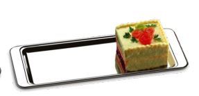 Bandeja Rocambole Inox 16x40cm BNX_1424-140 Bandeja Rocambole Inox 16x40cm BNX_1424-140