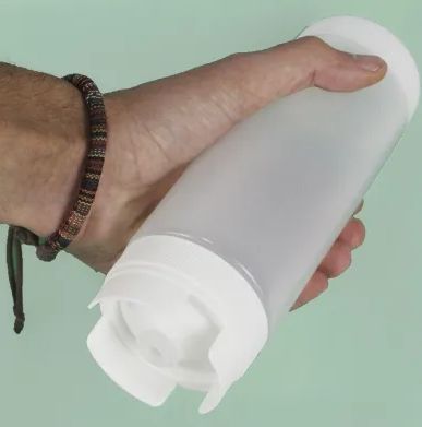 Bisnaga Invertida 600ml com Fechamento Au...