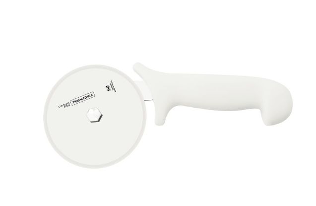 Cortador de Pizza Lâmina 10cm Cabo Branco...