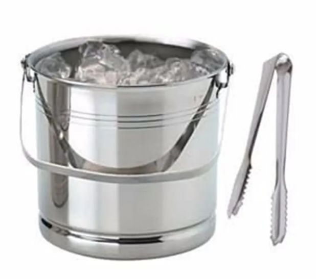 Balde de Gelo em Inox com Alça e Pegador ...