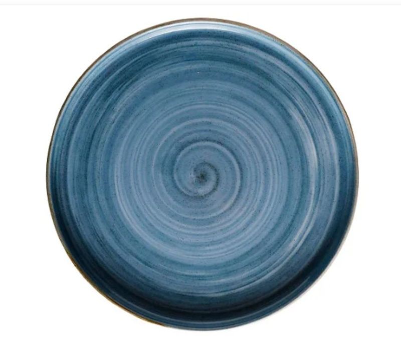 Prato Raso Cerâmica Artisan Azul 27cm Day... Prato Raso Cerâmica Artisan Azul 27cm Day...