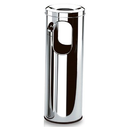Cinzeiro Papeleiro Inox 60x21cm BNX_3031-202 Cinzeiro Papeleiro Inox 60x21cm BNX_3031-202