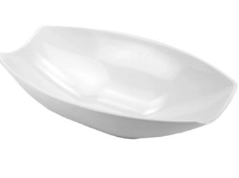 Saladeira Oval Canoa Melamina 46x31x11cm ... Saladeira Oval Canoa Melamina 46x31x11cm ...
