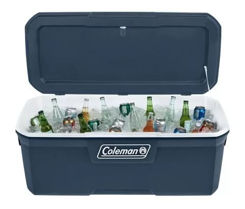 Caixa Térmica Coleman 142 litros Azul New... Caixa Térmica Coleman 142 litros Azul New...