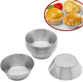 Forma para Empada Alumínio Nº 6 8cm Kit c... Forma para Empada Alumínio Nº 6 8cm Kit c...