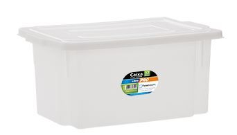 Caixa Plastica Emp Tampa 37x25x18cm 12L P...