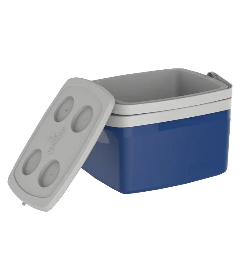 Caixa Térmica 12 Litros Tropical Azul Sop...