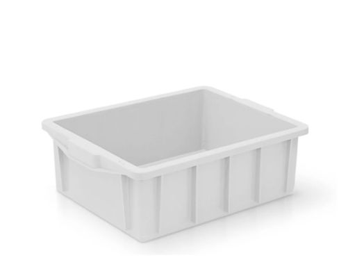 Caixa Plástica Fechada 15L 41x34x14cm Bra...