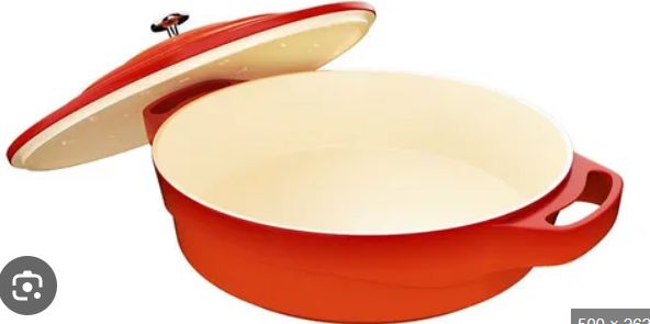 Caçarola Baixa Le Cook 24x6,5cm 2,4 Litro...