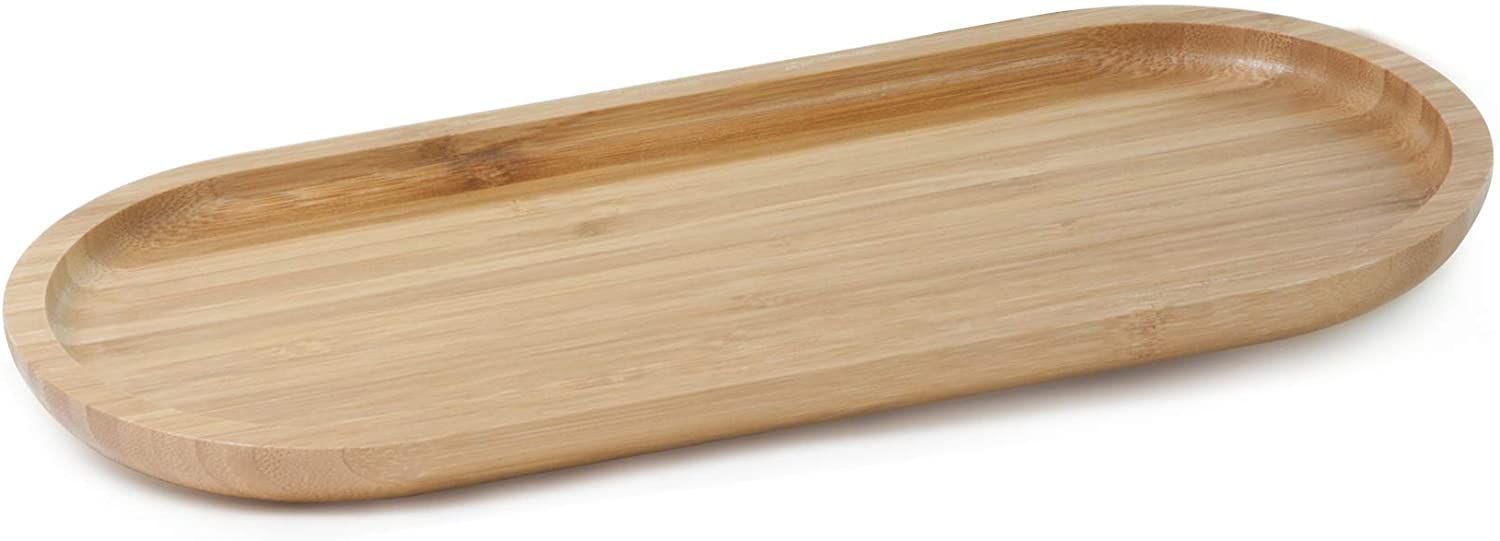 Travessa Oval Rasa Bambu 34x14cm MMO_6545 Travessa Oval Rasa Bambu 34x14cm MMO_6545