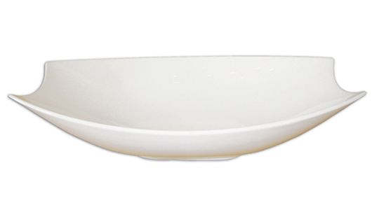 BLKTravessa Canoa Oval Bca 32x20cm DHM_W1004