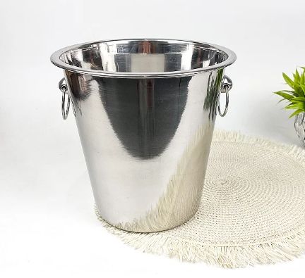 Balde para Gelo e Garrafas Inox 4,5 Litro... Balde para Gelo e Garrafas Inox 4,5 Litro...