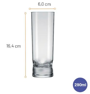 Copo Long Drink Amassadinho 290ml Caixa c... Copo Long Drink Amassadinho 290ml Caixa c...