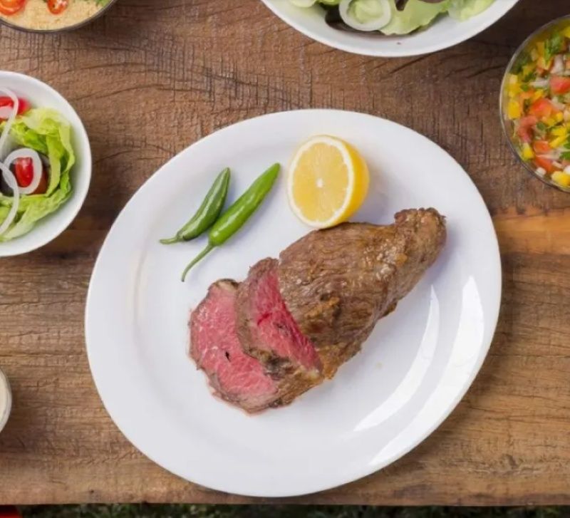 Prato Raso Steak 30x26cm Caixa com 12 Nad... Prato Raso Steak 30x26cm Caixa com 12 Nad...