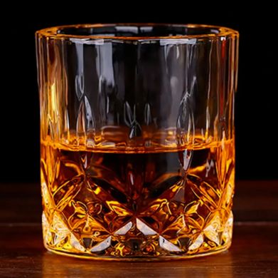 Copo Whisky Vidro Clear Decorado 320ml Ca...