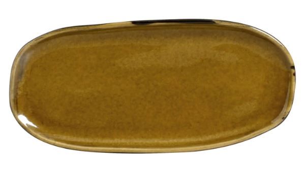 Travessa Oval Organ Ambar 23x11cm PBC_151...