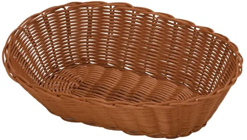 Cesta Rattan Oval 23x16x6cm Marrom YGZ_9756 Cesta Rattan Oval 23x16x6cm Marrom YGZ_9756