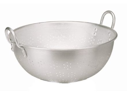 Tacho Furo Fino Escorredor Hotel 45cm Alu... Tacho Furo Fino Escorredor Hotel 45cm Alu...