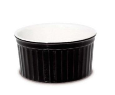Ramekin Grande Cerâmica Preto 180ml Oxfor...