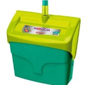 Pá de Lixo Salão com Tampa 26x26cm Verde ... Pá de Lixo Salão com Tampa 26x26cm Verde ...