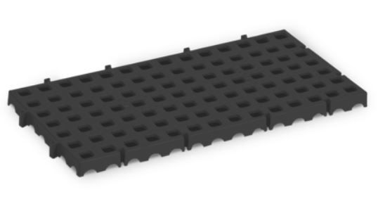 Estrado Preto 25x50x2,5cm BLV_258
