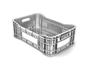 Caixa Plastica Vazada 55x36x18cm Bco MCP_... Caixa Plastica Vazada 55x36x18cm Bco MCP_...