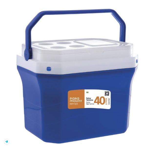 Caixa Térmica 40 Litros Azul Paramount Re... Caixa Térmica 40 Litros Azul Paramount Re...