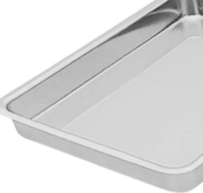 Tabuleiro Alumínio nº5 47x32x5cm ABC Alum... Tabuleiro Alumínio nº5 47x32x5cm ABC Alum...