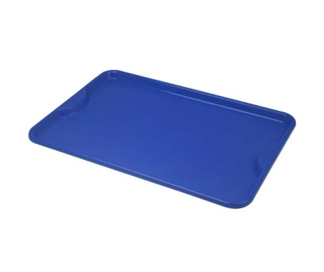 Bandeja Plástica Fast-Food 43x30cm Azul S... Bandeja Plástica Fast-Food 43x30cm Azul S...