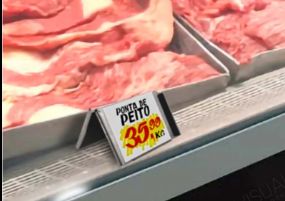 Display Identificador Mini em Inox 6x4cm ...