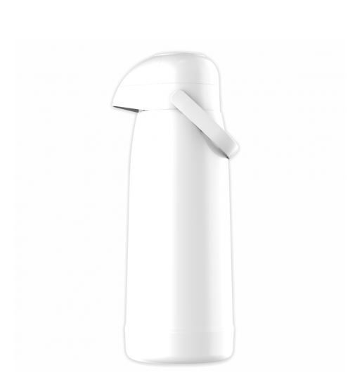 Garrafa Térmica Pump 1,8 Litros Branca Te... Garrafa Térmica Pump 1,8 Litros Branca Te...
