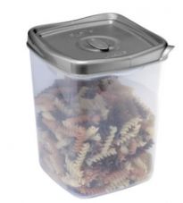 Pote Plastico Quadrado Alto 4,5L 17x17x22... Pote Plastico Quadrado Alto 4,5L 17x17x22...