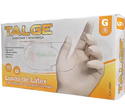 Luva Látex Descartável Procedimento Taman... Luva Látex Descartável Procedimento Taman...