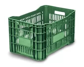 Caixa Plast Mult Vazada 54x34x30cm Vde MC... Caixa Plast Mult Vazada 54x34x30cm Vde MC...