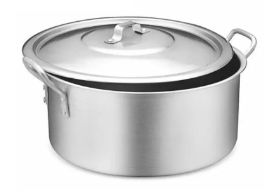 Caçarola Alumínio Hotel 45x20cm 31,5 Litr...